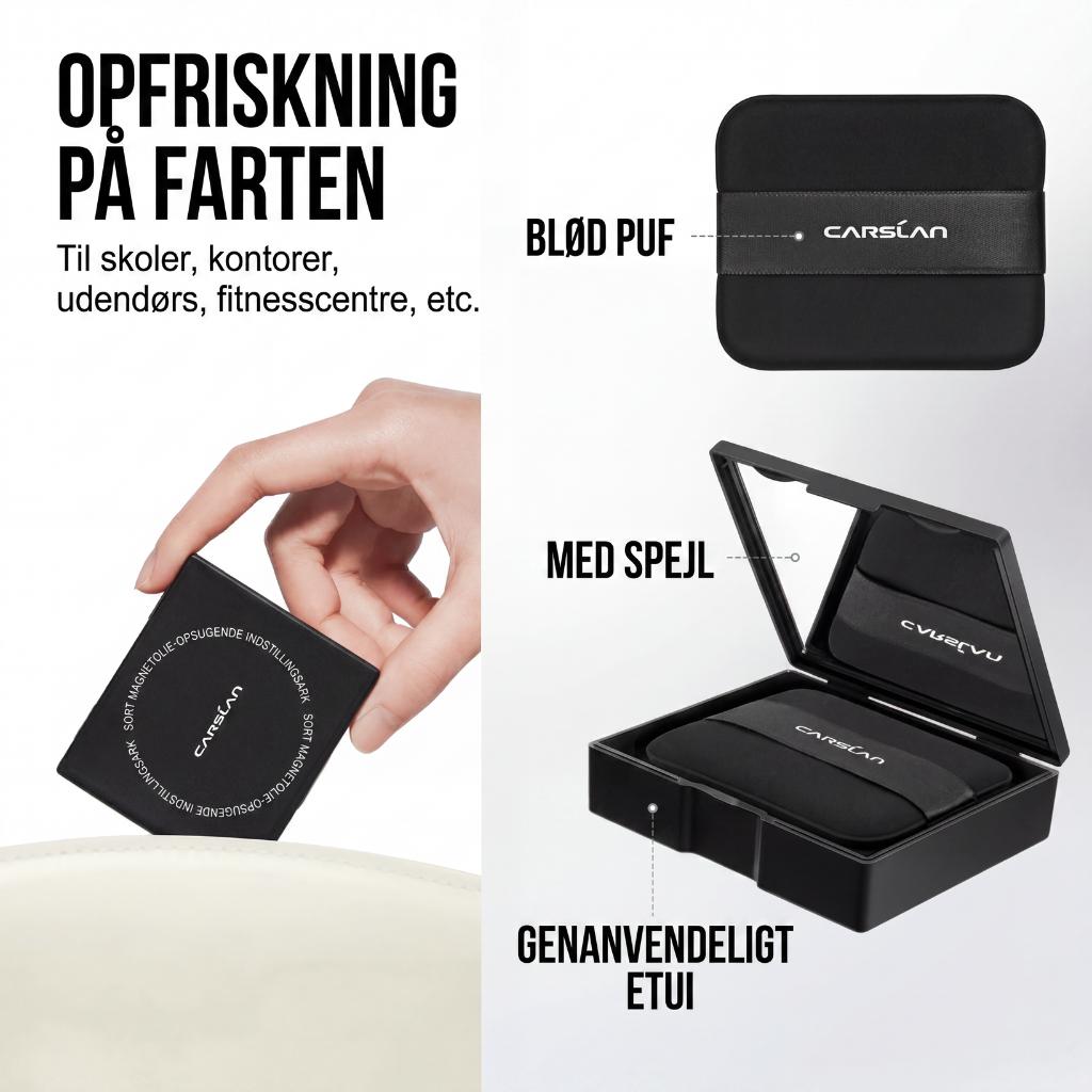 CARSĽAN makeup blottingpapir med pudder (100 blottingark)