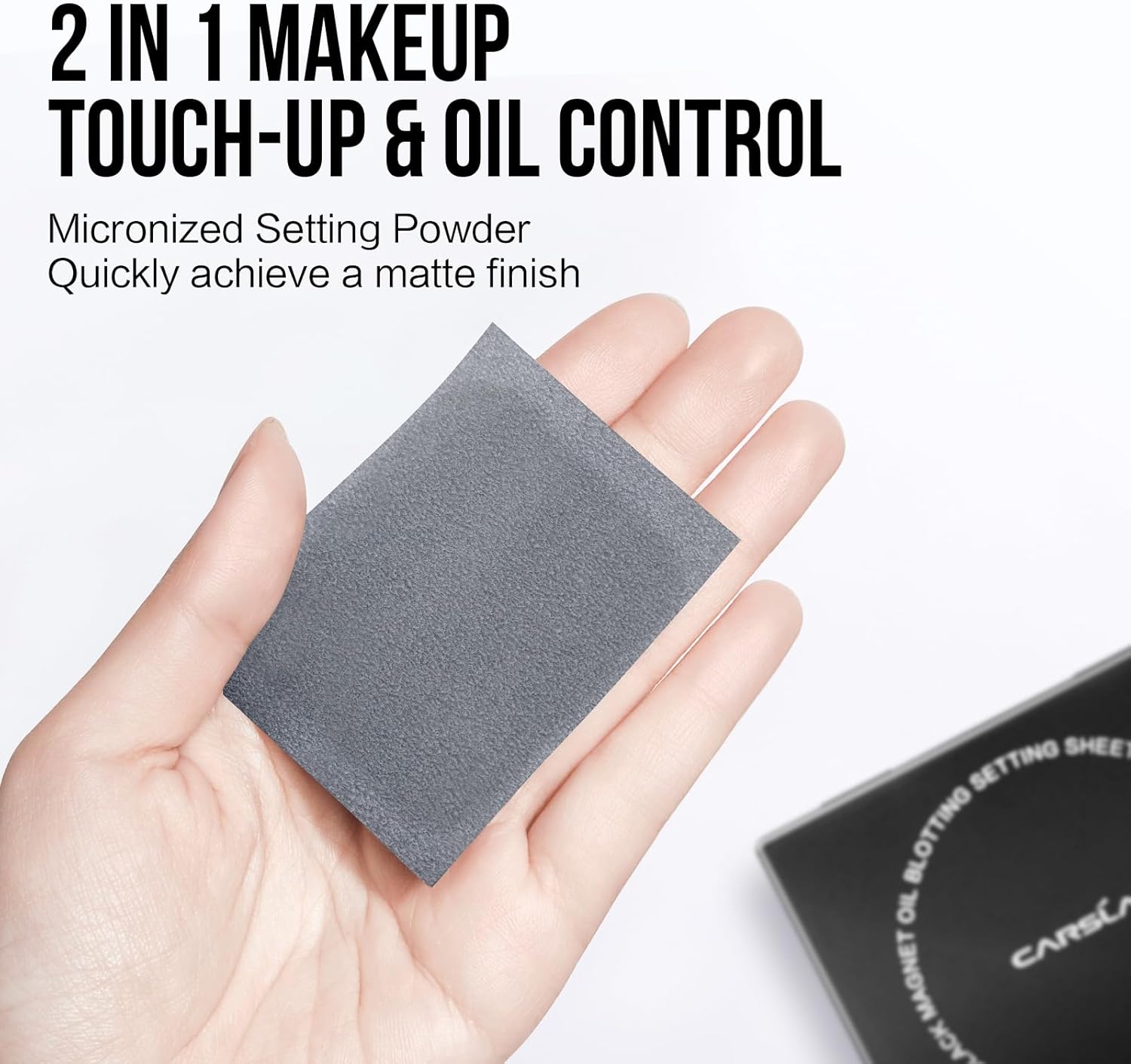 CARSĽAN Makeup Blotting Paper with Powder