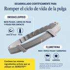 Dr. Norru collar ajustable antipulgas y antigarrapatas para perros