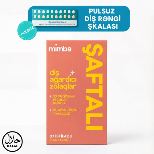 Mimba Diş Ağardıcı Stripları - ABŞ-da hazırlanmış formula 🇺🇸