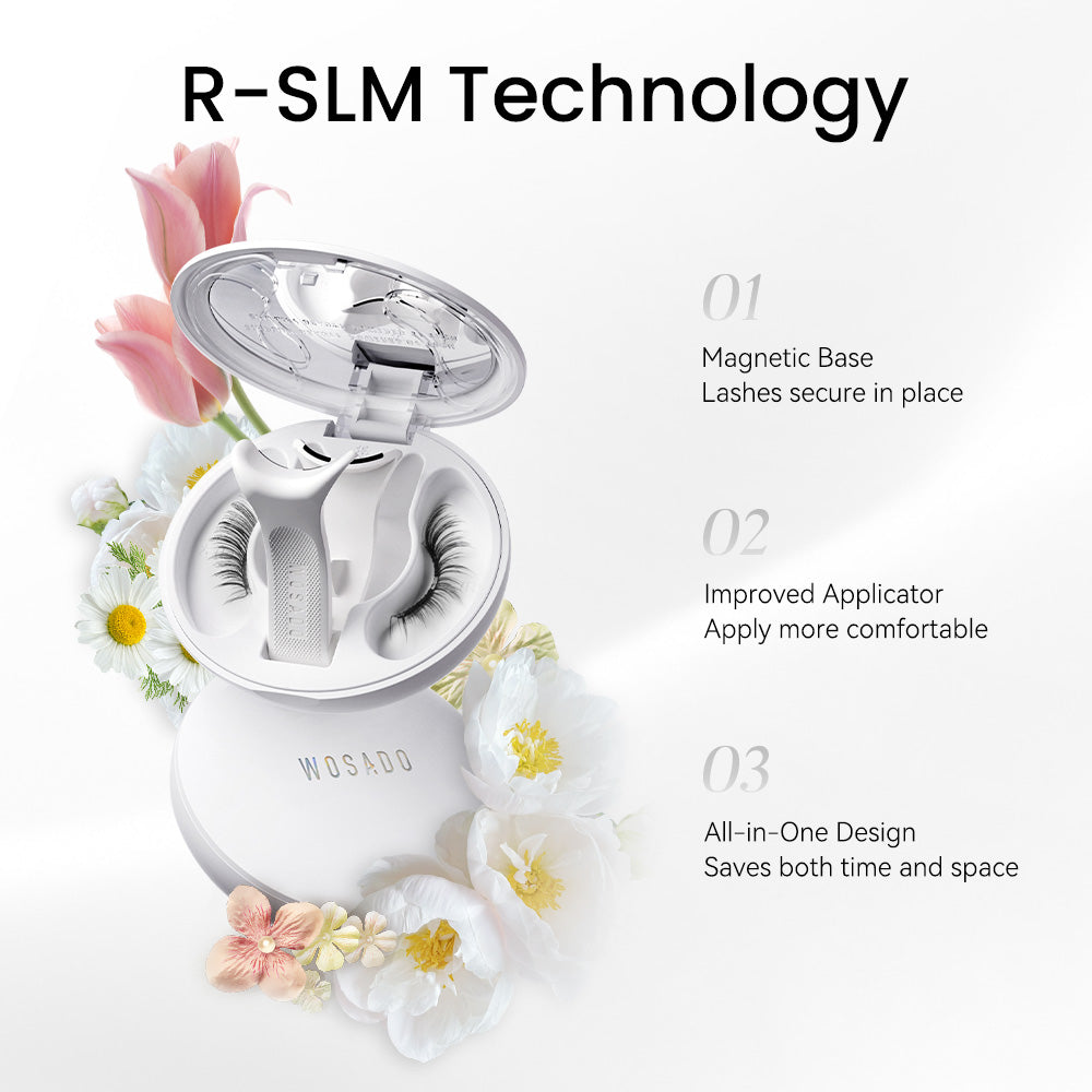 WOSADO Reusable Magnetic Snap-On Eyelashes