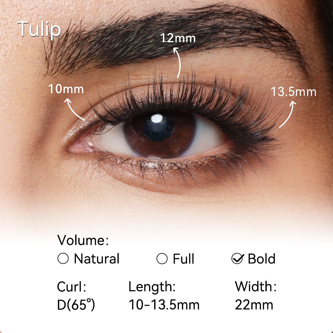 WOSADO Reusable Magnetic Snap-On Eyelashes